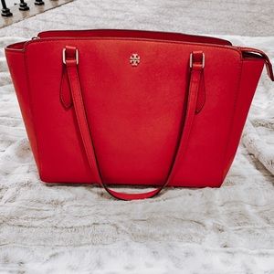 Tory Burch Red Tote Handbag